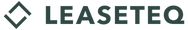 Logo et lettrage LEASETEQ en vert foncé