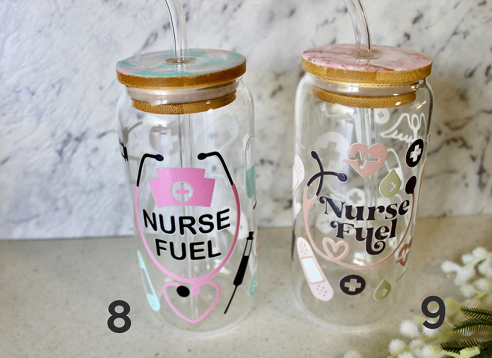 Thumbnail: Assorted Nurse Glass Tumblers