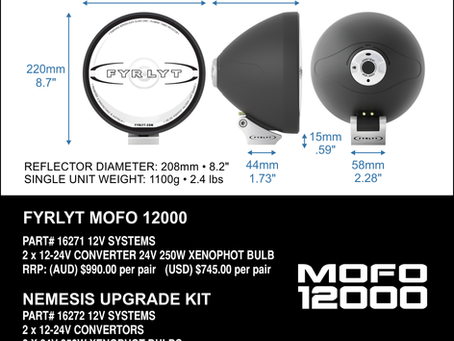 New Driving Light Release. MOFO 12000. 
