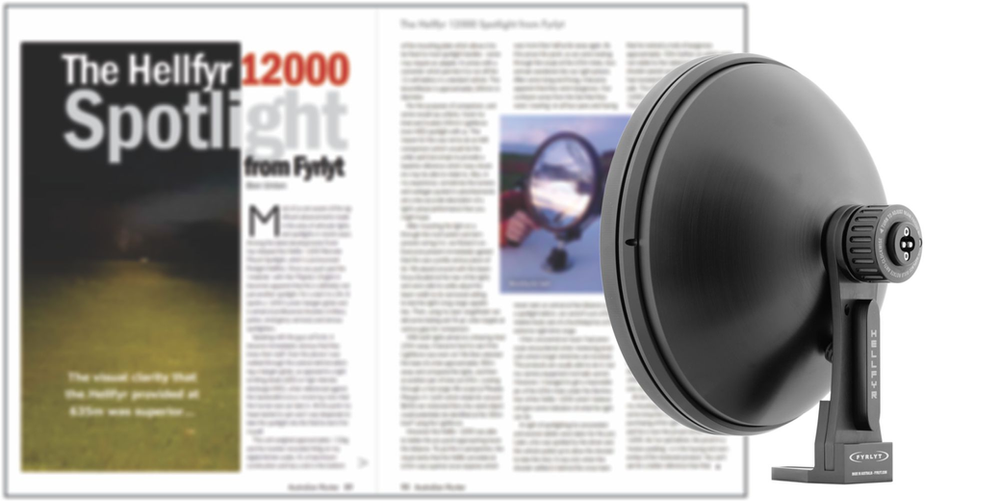 HELLFYR 12000 spotlight reviewed by SSAA Australian Hunte