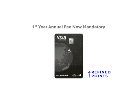 Live | AmBank Enrich Visa Infinite Enforces RM500 Annual Fee