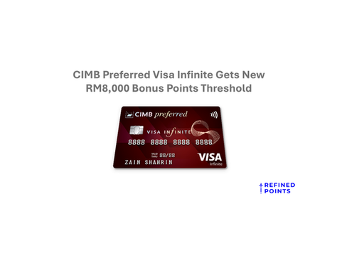 CIMB Preferred Visa Infinite Gets New Bonus Points Threshold