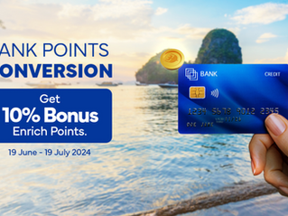 Malaysia Airlines 10% Bonus Enrich Miles Promotion