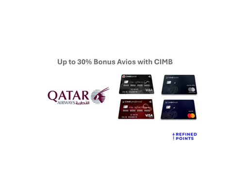 CIMB Offers 30% Bonus Avios With Qatar Airways Privilege Club
