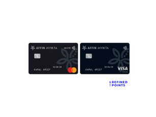 AFFIN Bank Devalues Invikta Visa Infinite and World Mastercard