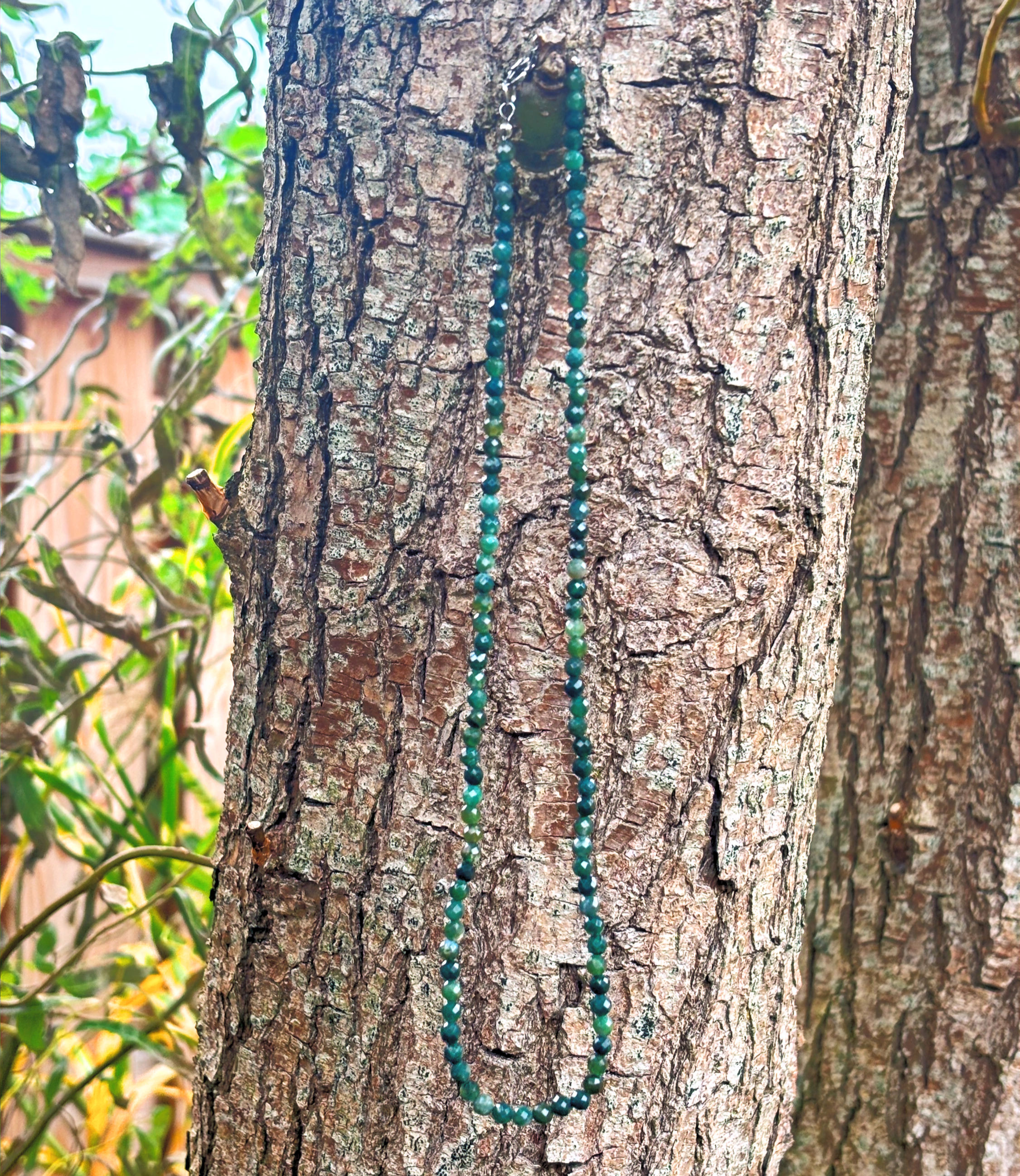 Ketting & Armband Edelsteen Mosagaat