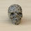 Thumbnail: Skull Dalmatiër Jaspis Edelsteen Schedel
