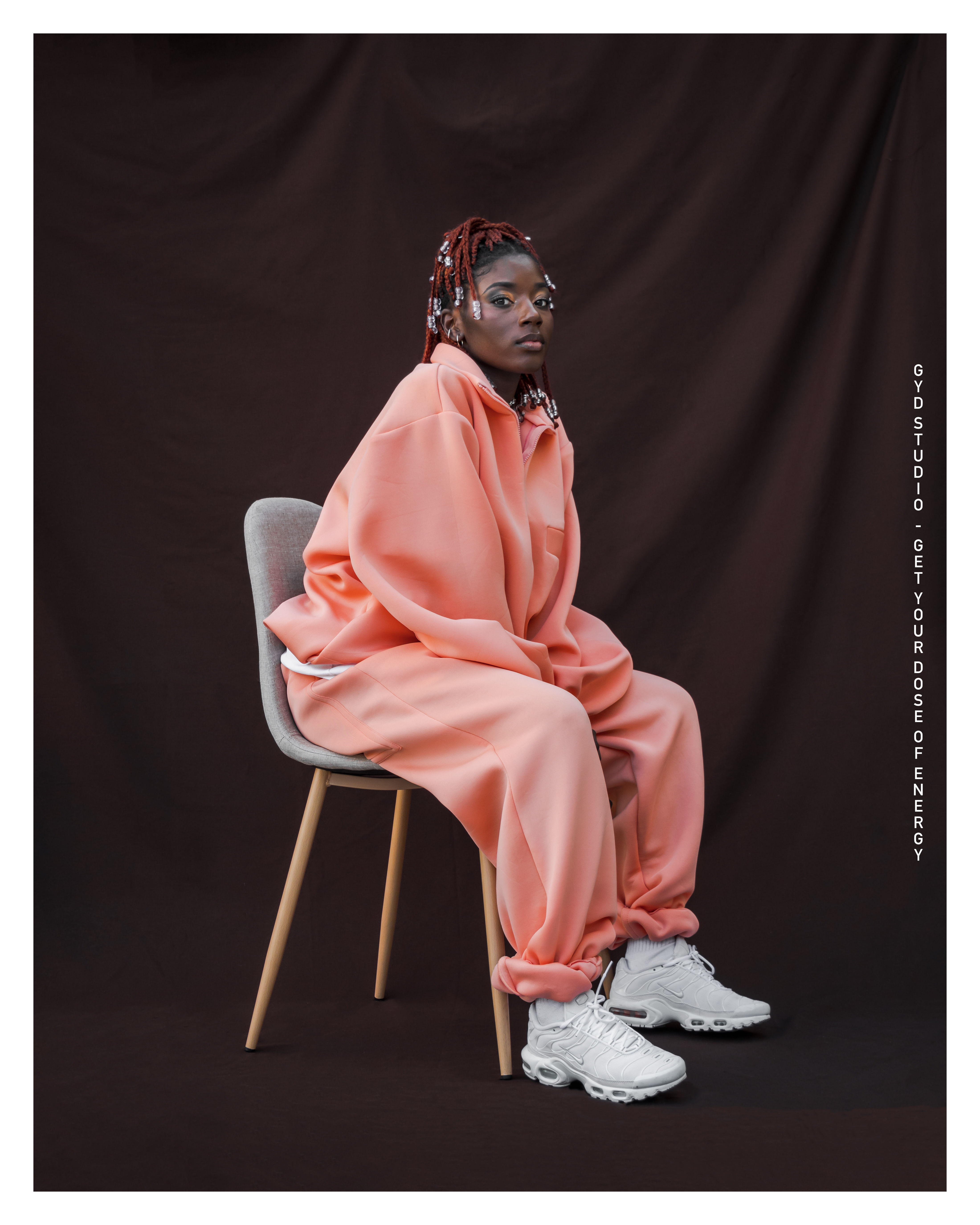 Chill - oversized jogger set - Peach