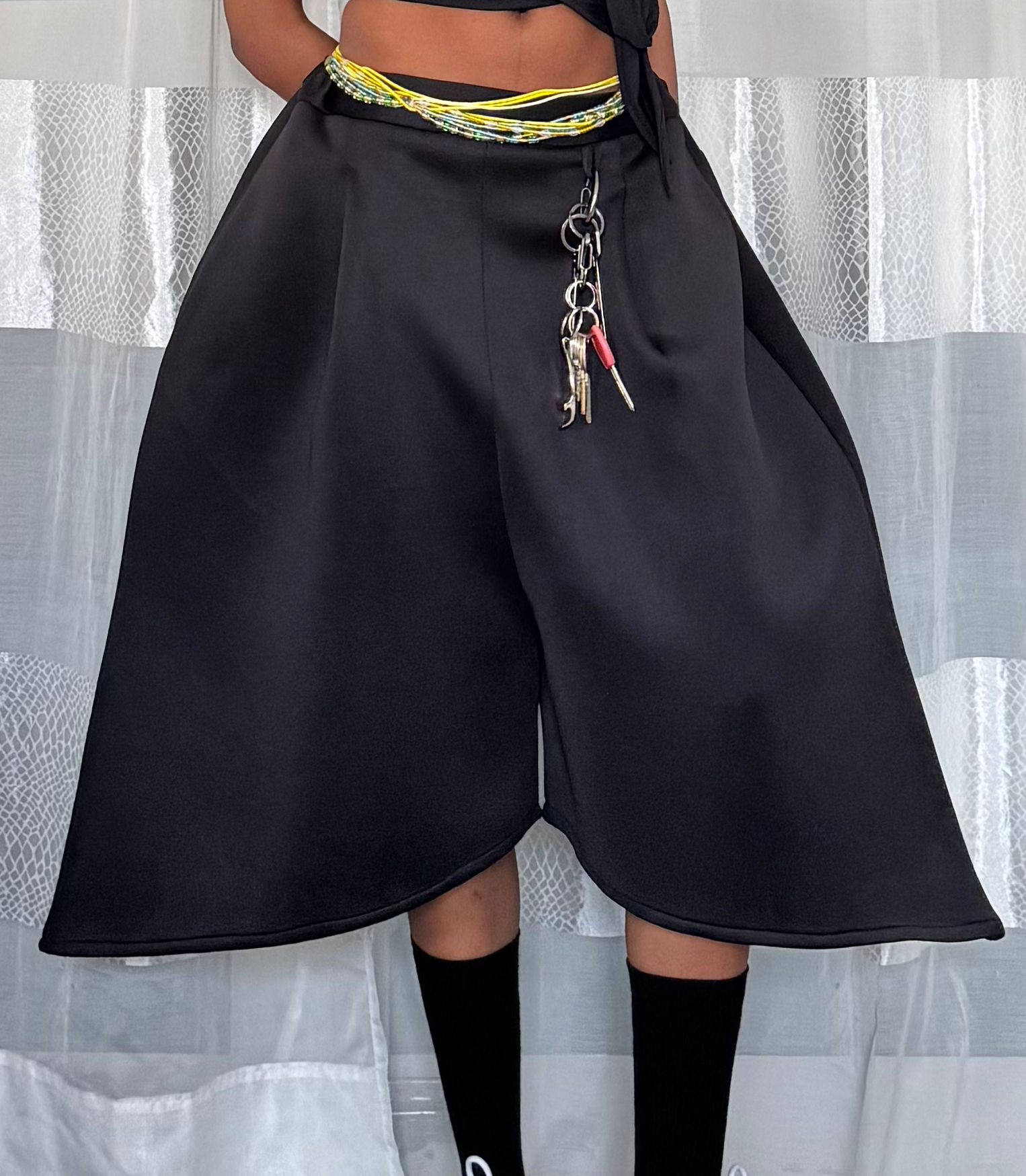 Neo wide leg shorts