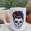 Thumbnail: 15oz Rainbow Pin Up Skull Mug