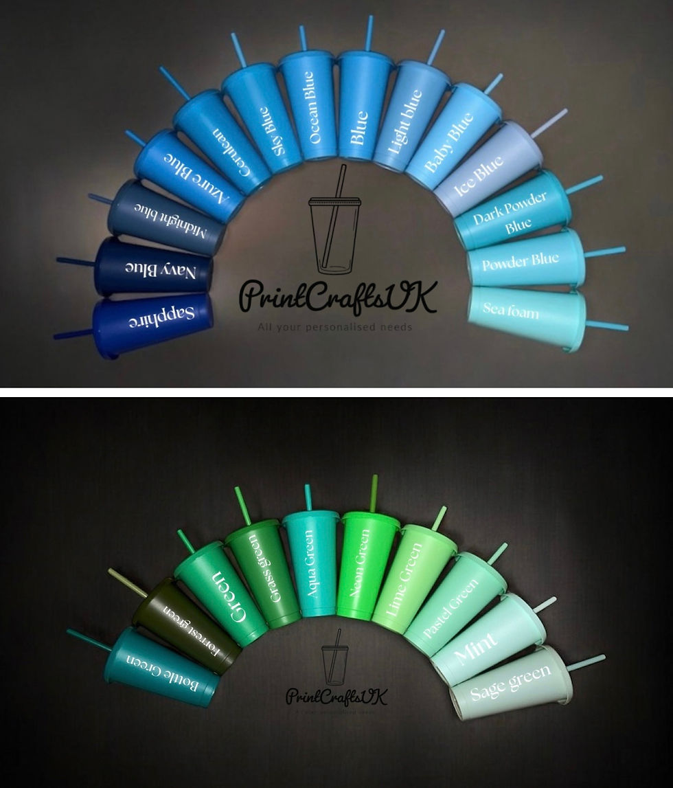 Thumbnail: Personalised Cold Cup with Lid & Straw –  Sparkly holographic name