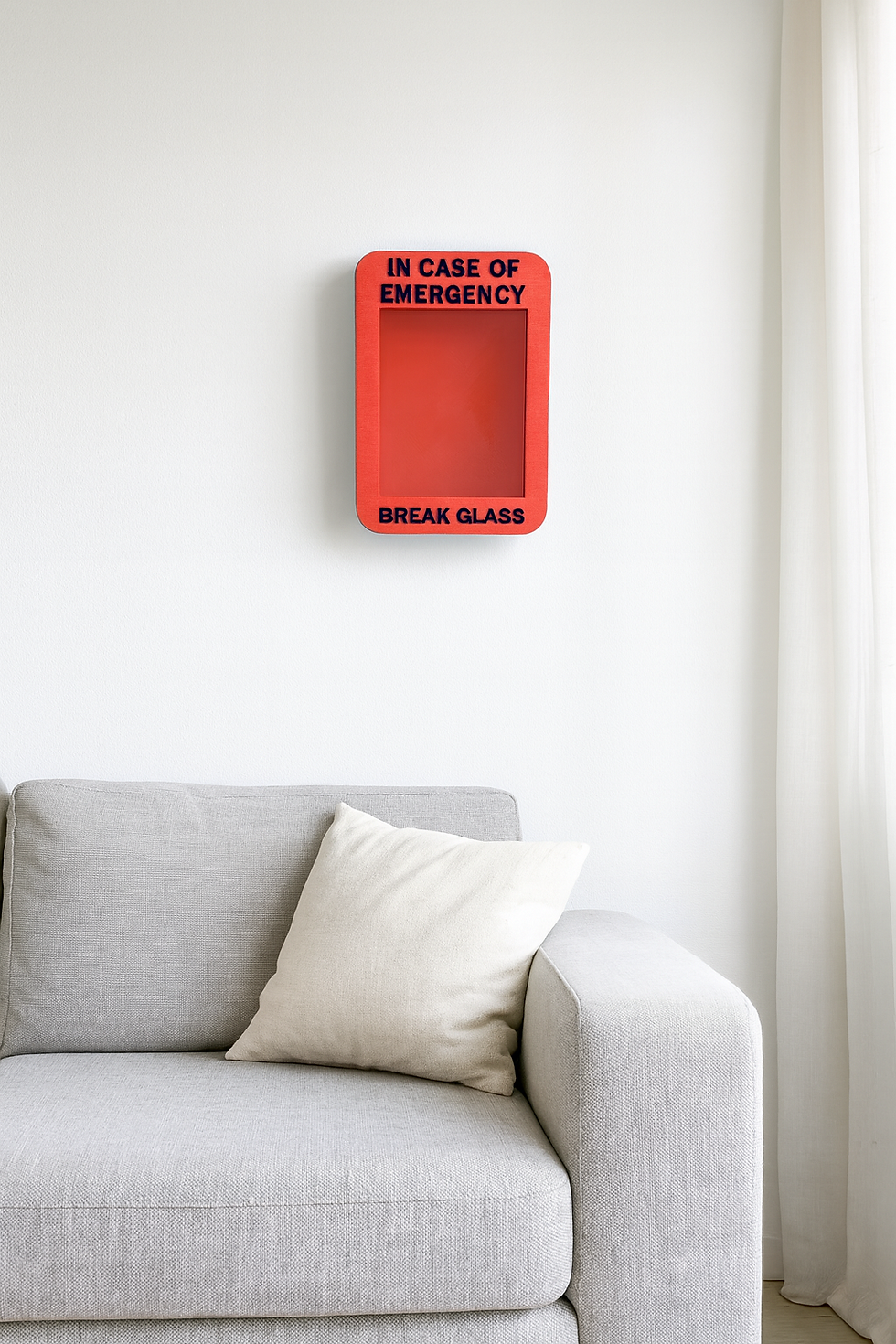Thumbnail: Break in Case of Emergency Box - Funny Wall Decor Gift - 3D Printed Home/Office 