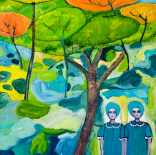 utopian fantasy
alternate worlds
oil painting
bright colours
symbiocene