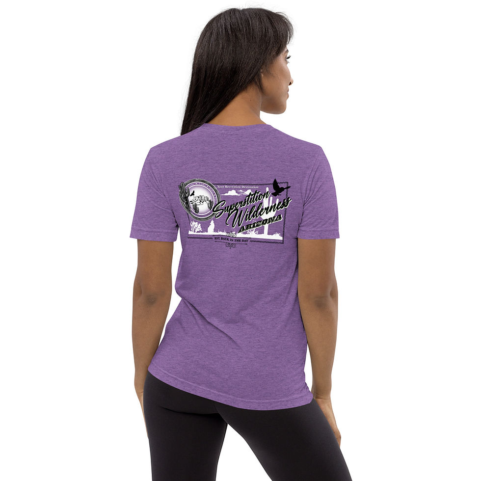 Thumbnail: Superstition Wilderness - Tri-Blend T-Shirt