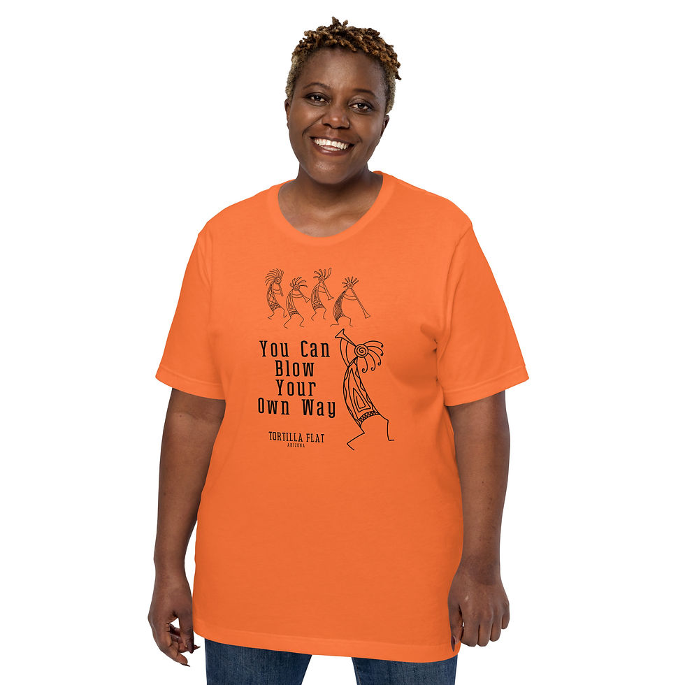 Thumbnail: You Can Blow Your Own Way - Kokopelli Rebel T-Shirt