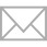 Gray outline icon of an envelope representing email or contact