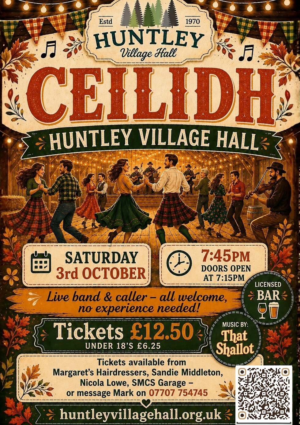 Ceilidh at Huntley Village Hall
