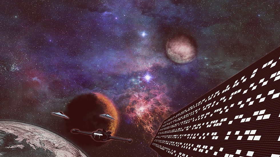 Space Exploration Scene