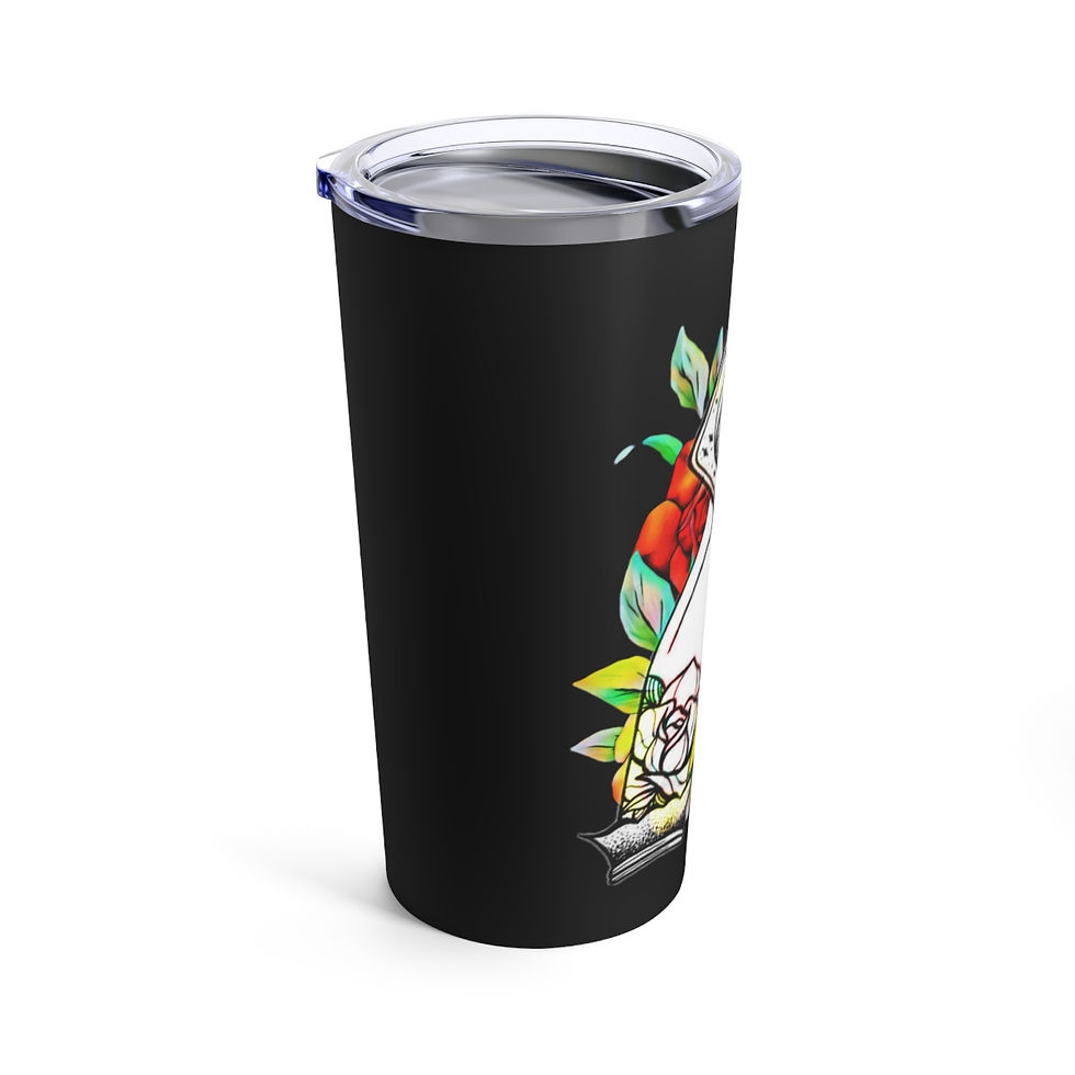 Thumbnail: Tarot and Roses Tumbler 20oz