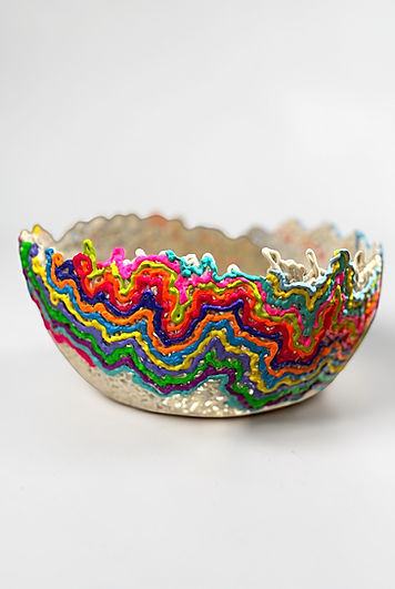 Porcelain Art Bowl White 1