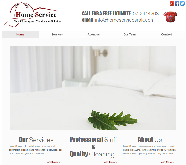 Home Service Web Site