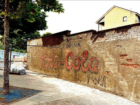An old Pola Cola advert has just been discovered in Dundee’s Stobswell neighbourhood