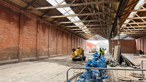 Transforming Maryfield: Original brickwork uncovered and brought back to life on future museum site