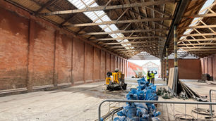 Transforming Maryfield: Original brickwork uncovered and brought back to life on future museum site
