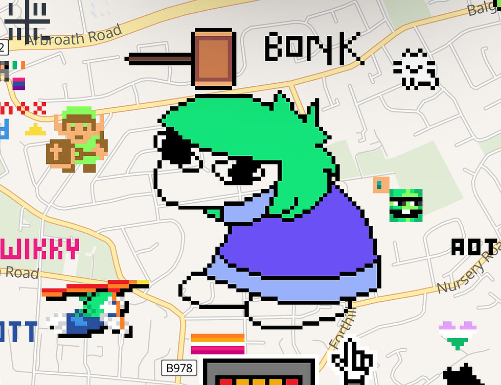 A big Lemmings getting bonked features