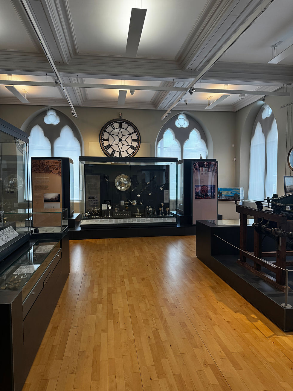 The old Royal Arch Clock on display