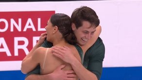 Anastasia Vaipan-Law and Luke Digby score 63.98 in Pairs Short Program at European Figure Skating Championships