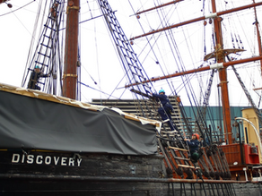 RRS Discovery is launching a thrilling new mast climb and zip line experience in Dundee