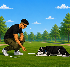 Comment apprendre le couché à son chien ?