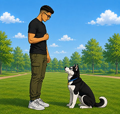 Comment apprendre le couché à son chien ?