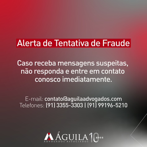 Alerta de Tentativa de Fraude