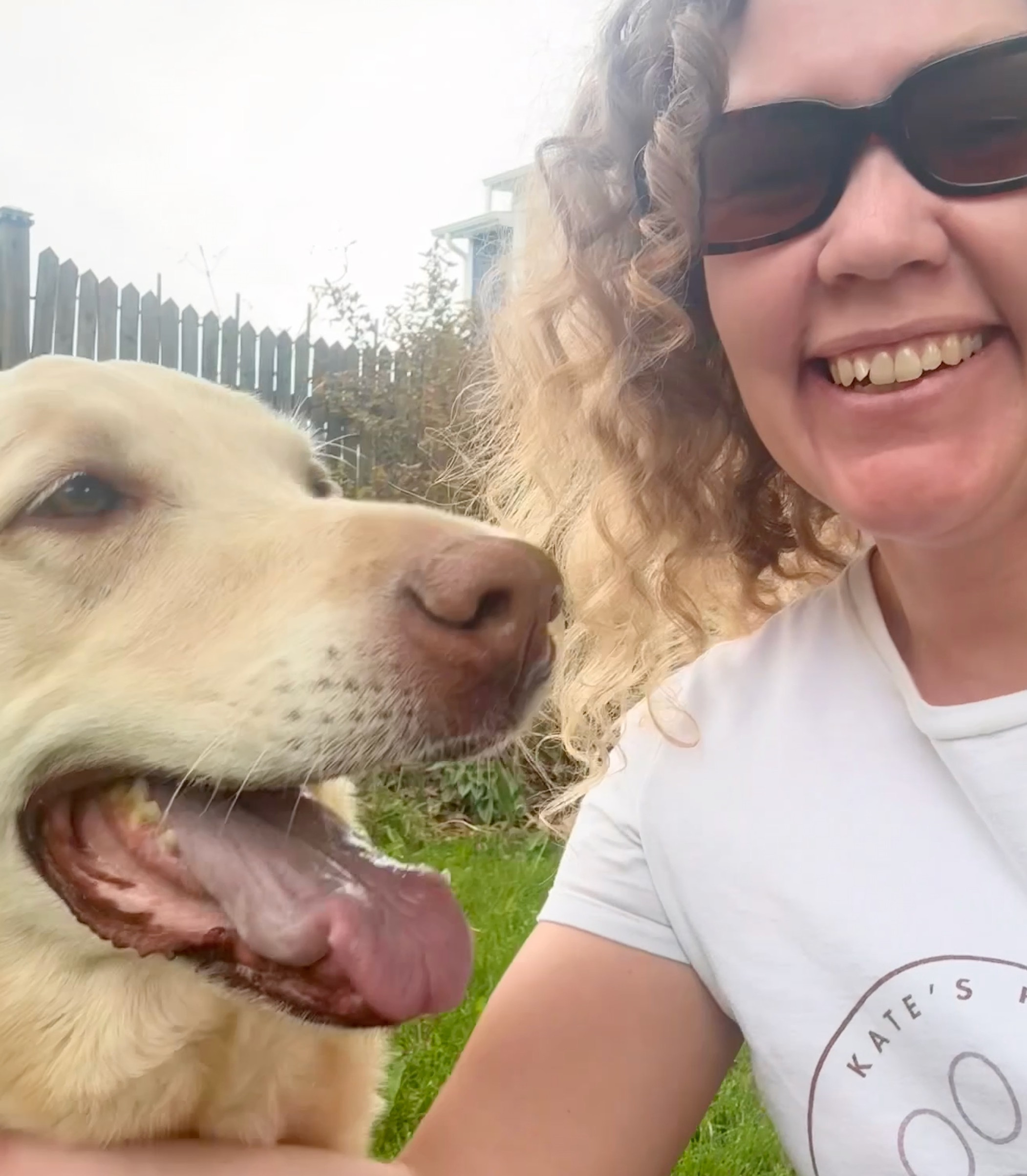 Jackson and myself after a walk
