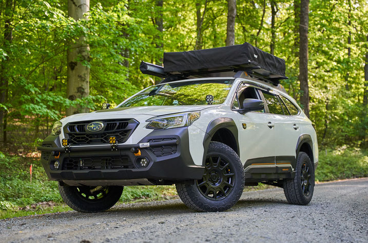 2024 Subaru Outback Wilderness
Ironman 2" ATS Suspension Lift Kit Suited for 2020+ Subaru Outback BT

Motegi MR139 RF11     

Nitto Nomad tires

Baja Designs- Squadron SAE LED Auxiliary Light Pod Pair - Amber & White