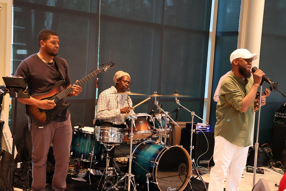 Reggae Band, “Kurlou Reggae Allstars” Members, performing on March 28th.