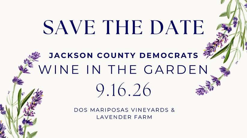 2026 wine in the garden save the date September 16, 2026 at Dos Mariposas Vineyards and Lavender Farm
