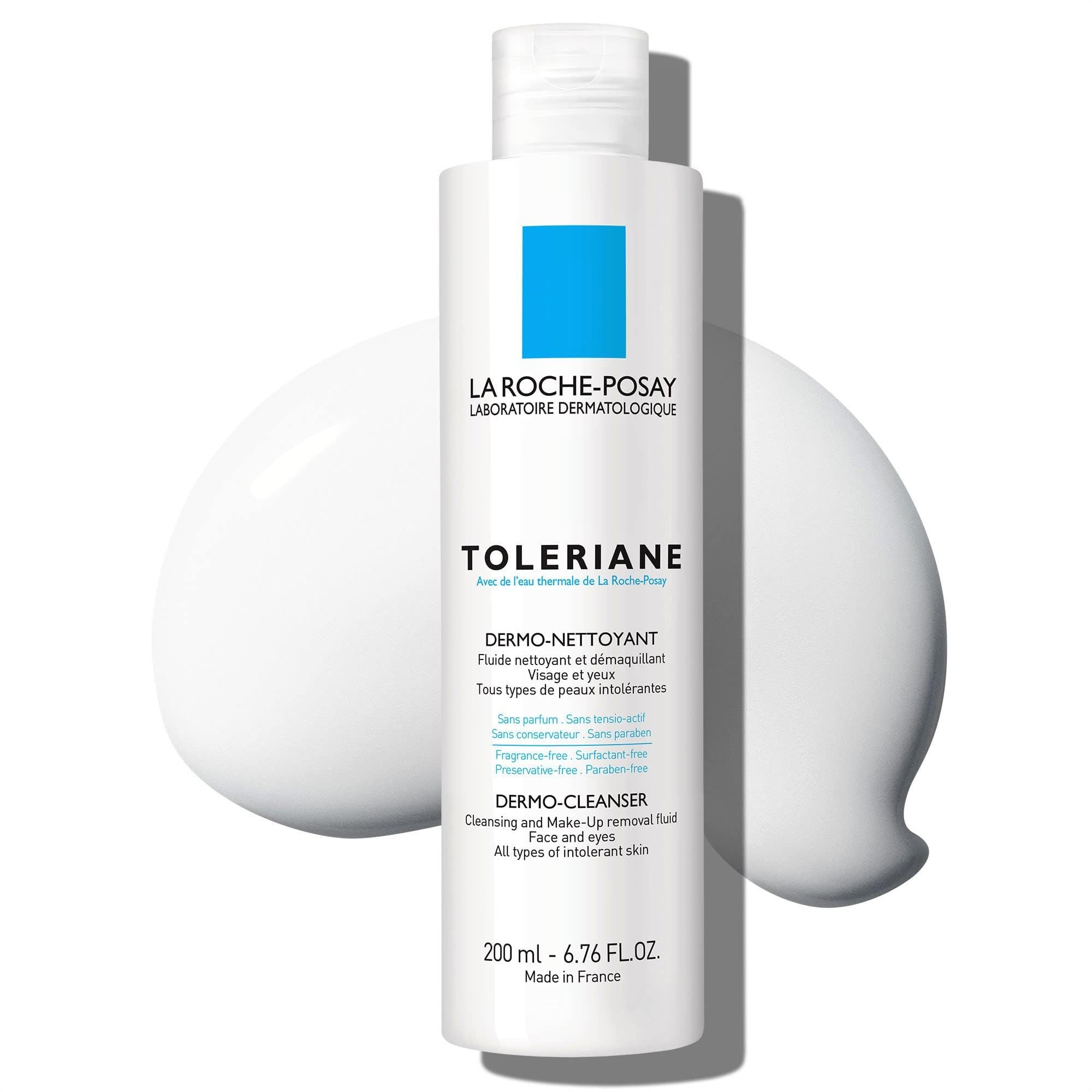 La Roche-Posay Toleriane Dermo Face Cleanser for Face & Eyes Gentle Face Wash an