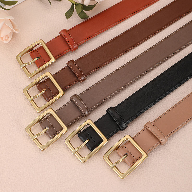 Thumbnail: Women's Slim Waist Belt for Coats and Jeans