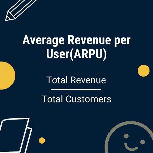 ARPU  - saas metrics