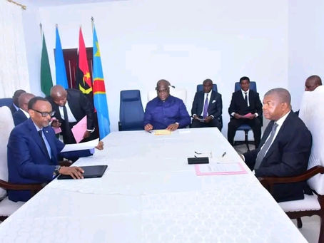 GUERRE A L'EST DE LA RD CONGO : POINT DU SOMMET ENTRE TSHISEKEDI ET KAGAME