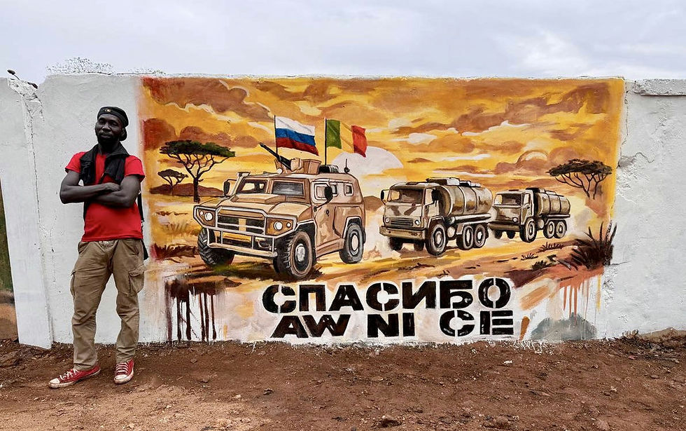 Mali: guerre de graffitis sur fond de rejet grandissant de la Russie