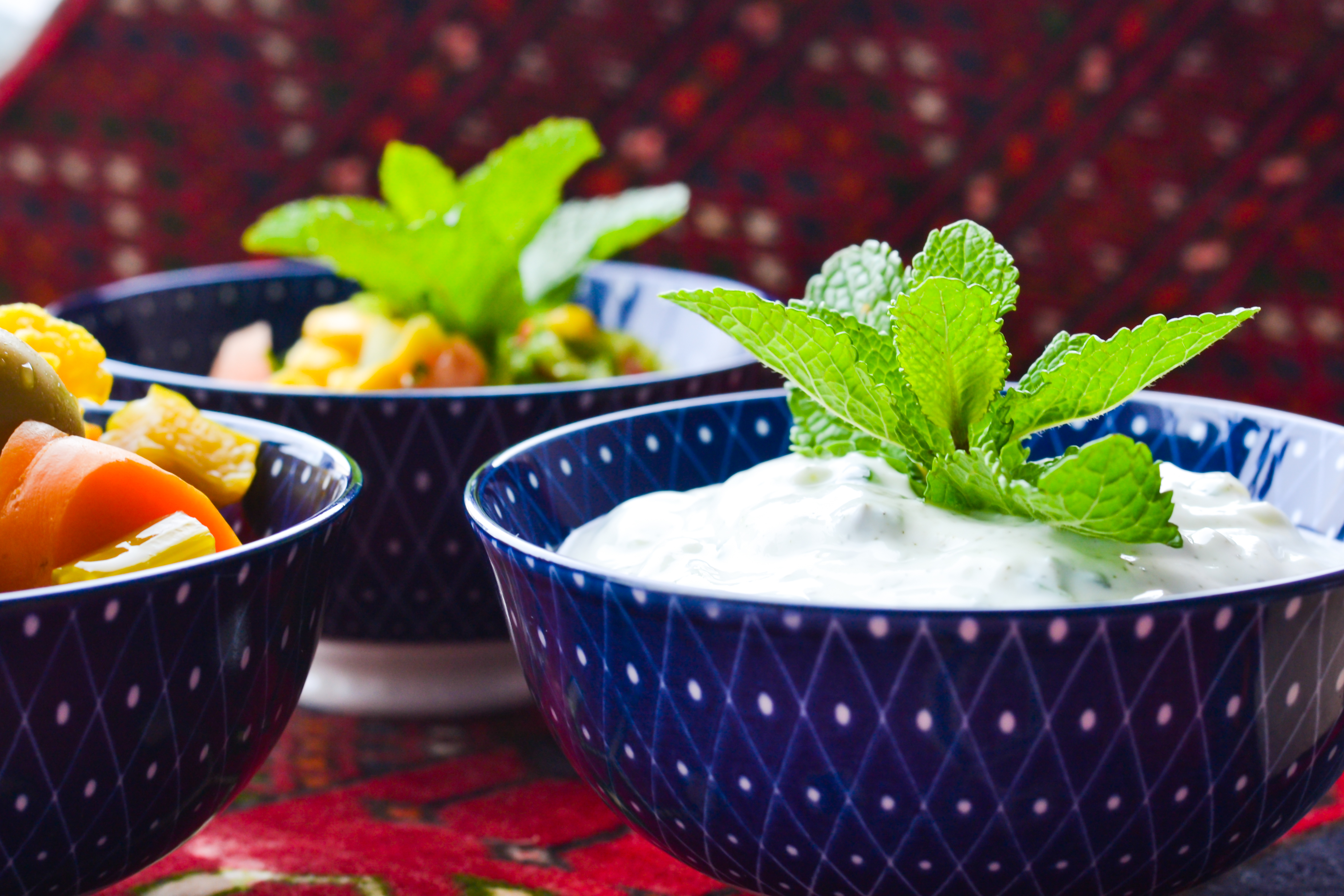 Arranged Food and Objects