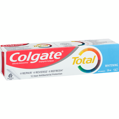 Colgate Total Whitening Toothpaste 120mL