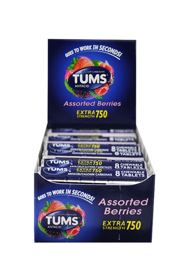 Tums Assorted Berries Extra Strength 12ct
