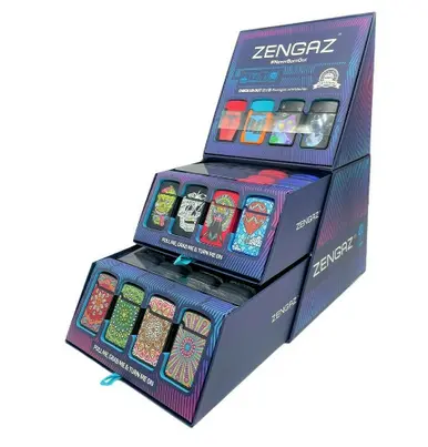 Thumbnail: Zengaz Mega Jet Torch Lighter Display 48ct
