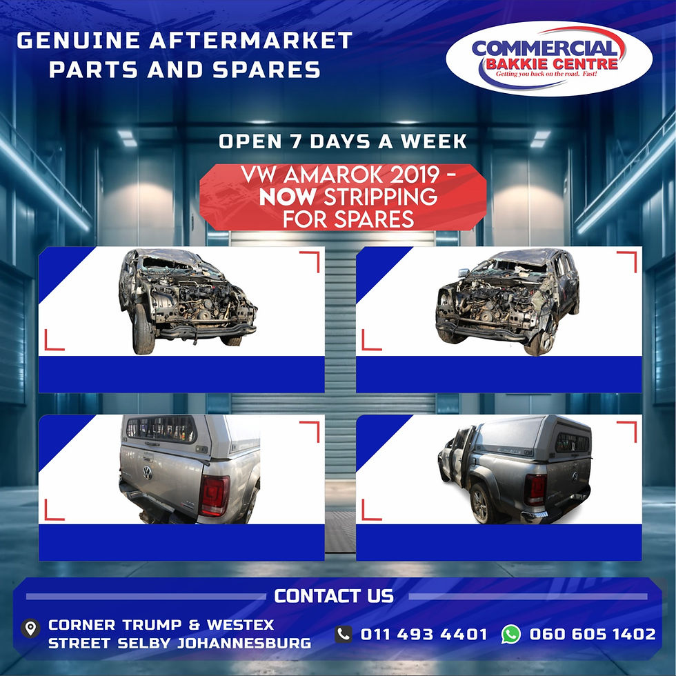 Vw Amarok 2019 Stripping For Spares