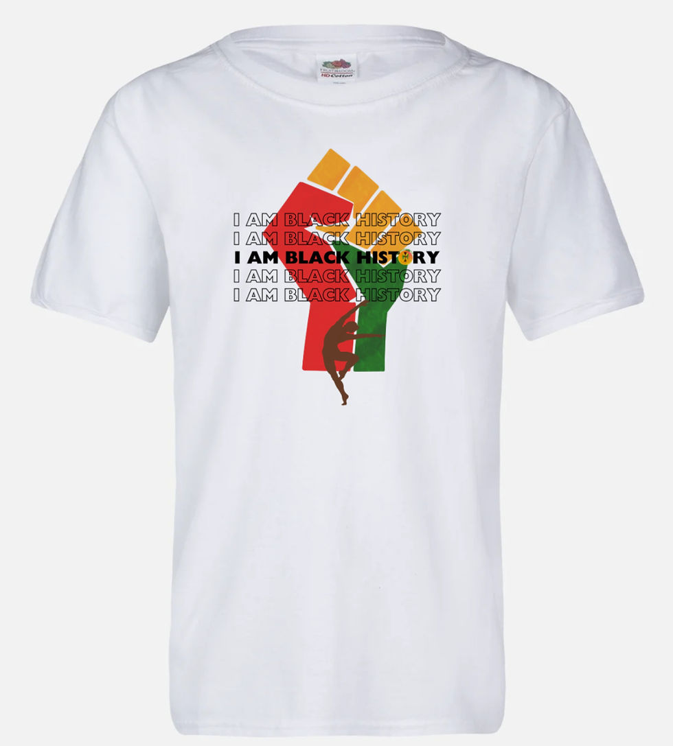 I AM BLACK HISTORY Youth Company Shirt